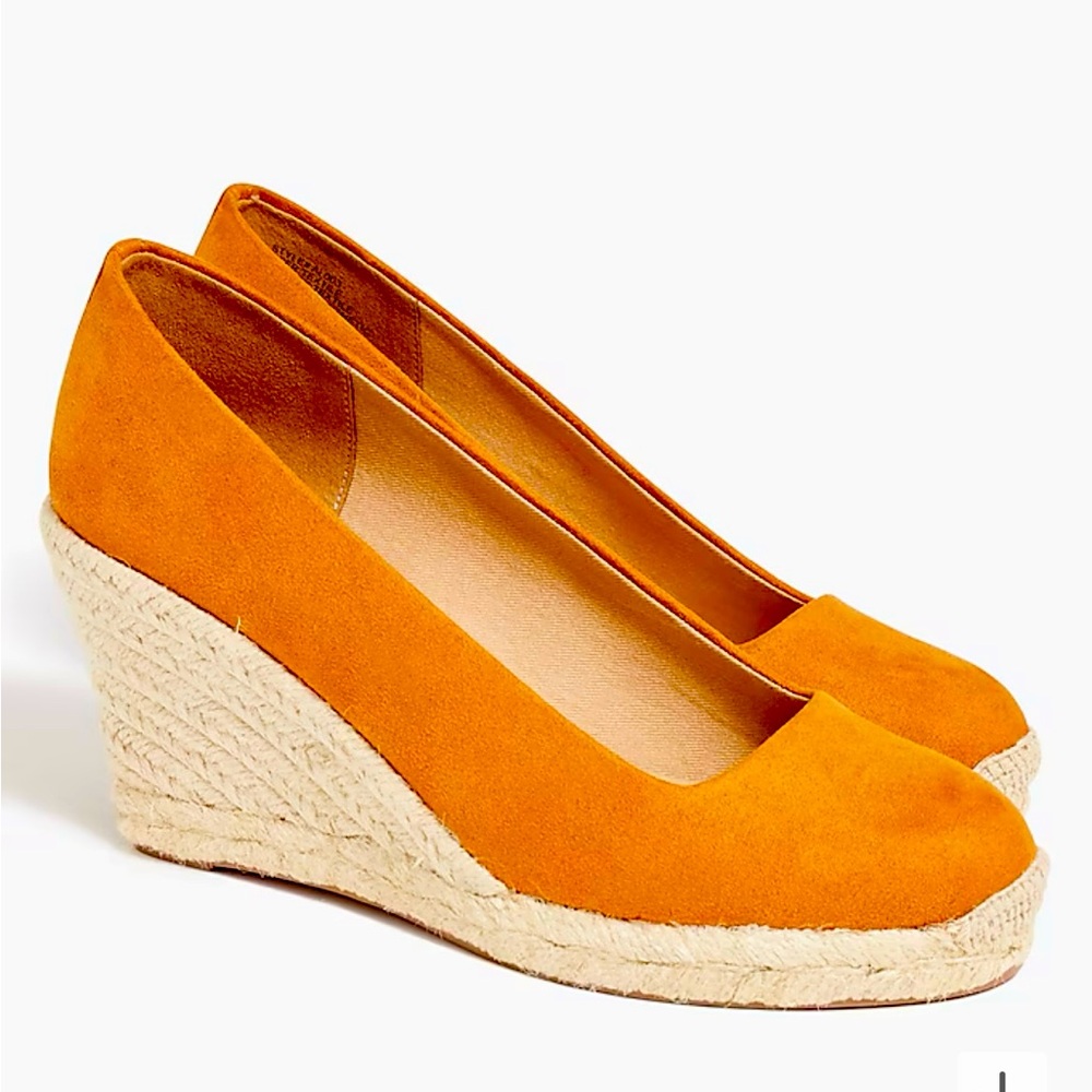 JCrew Espadrille Wedges Size 8